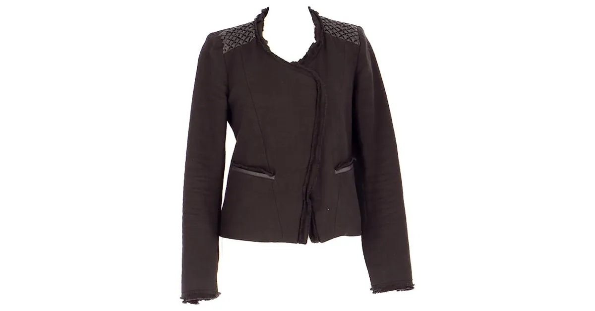 Maje Chaqueta / chaqueta de sport Negro 