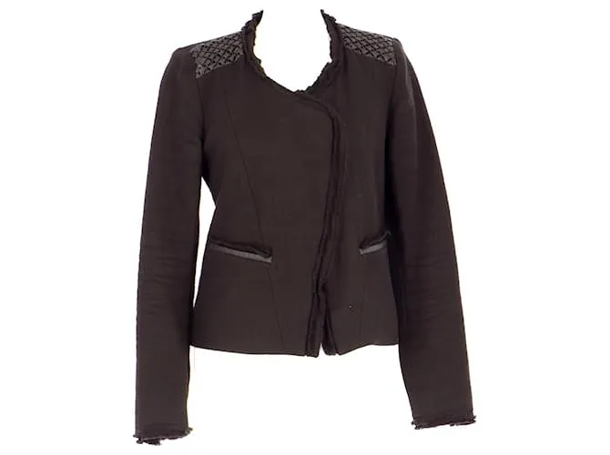 Maje Chaqueta / chaqueta de sport Negro 