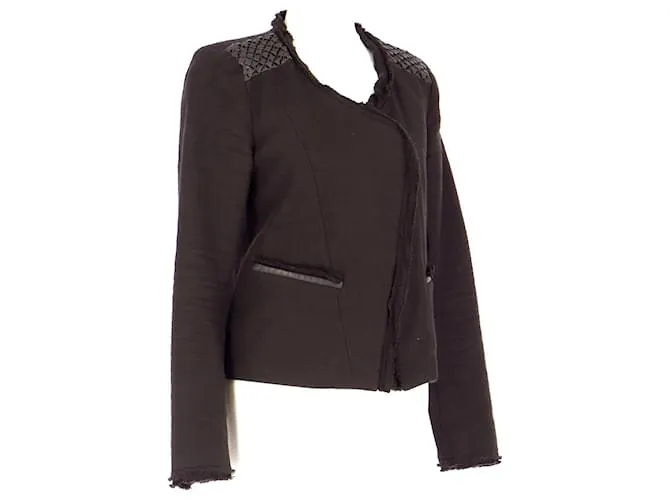 Maje Chaqueta / chaqueta de sport Negro 