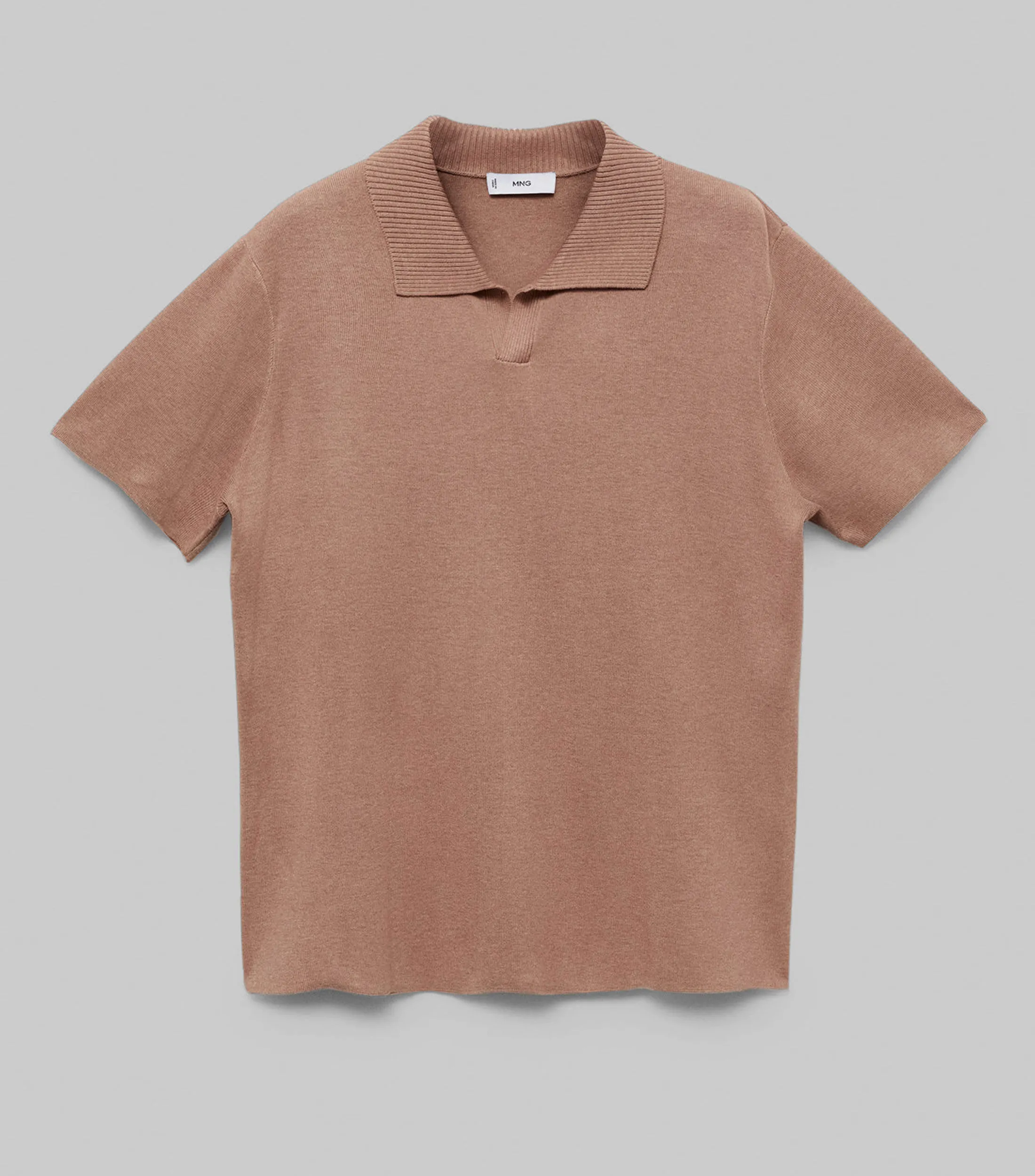Mango Playera tipo Polo manga corta Hombre
