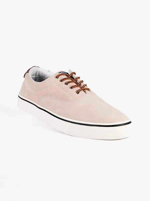Marina Militare Zapatillas bajas de piel beige