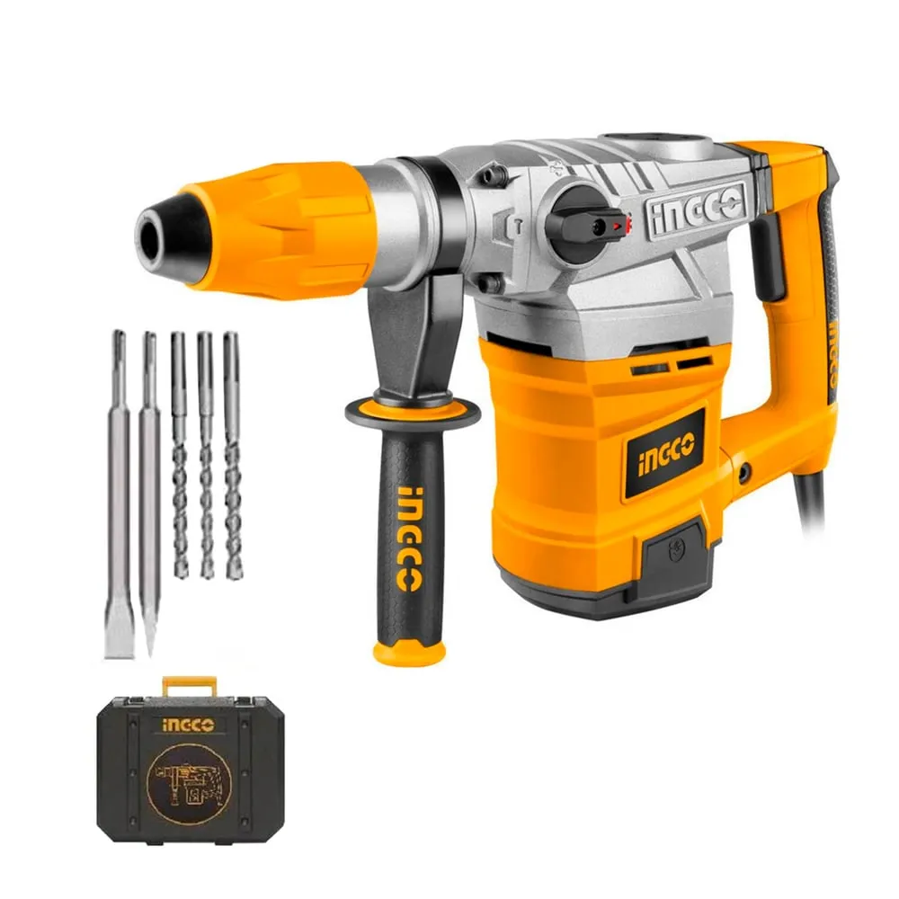 Martillo Perforador Rotomartillo SDS Max Ingco RH16008 1600w 8J 4.7 Kg