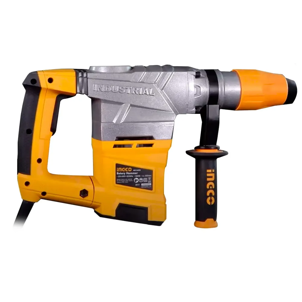 Martillo Perforador Rotomartillo SDS Max Ingco RH16008 1600w 8J 4.7 Kg