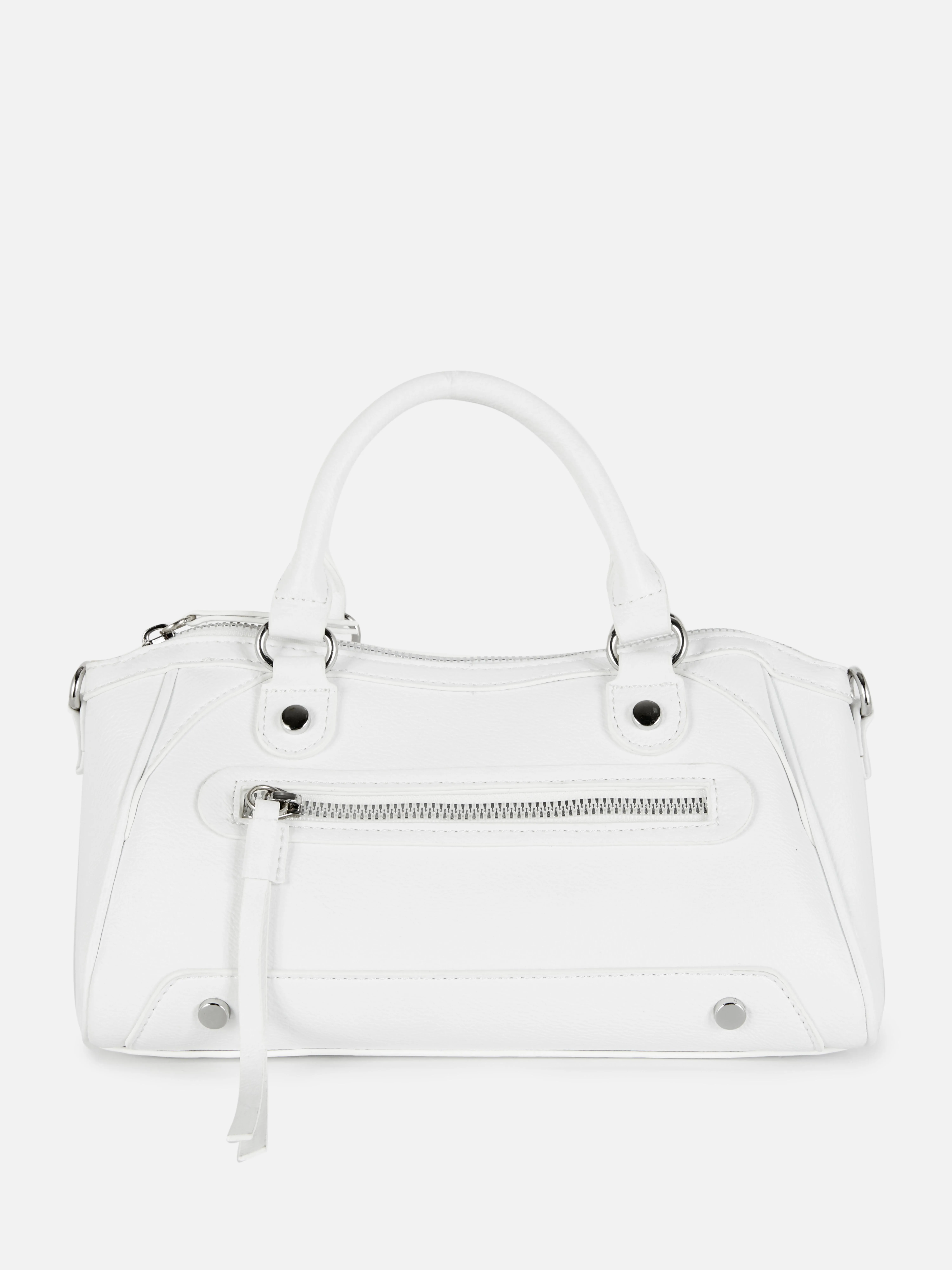 Minibolso tote de piel sintética