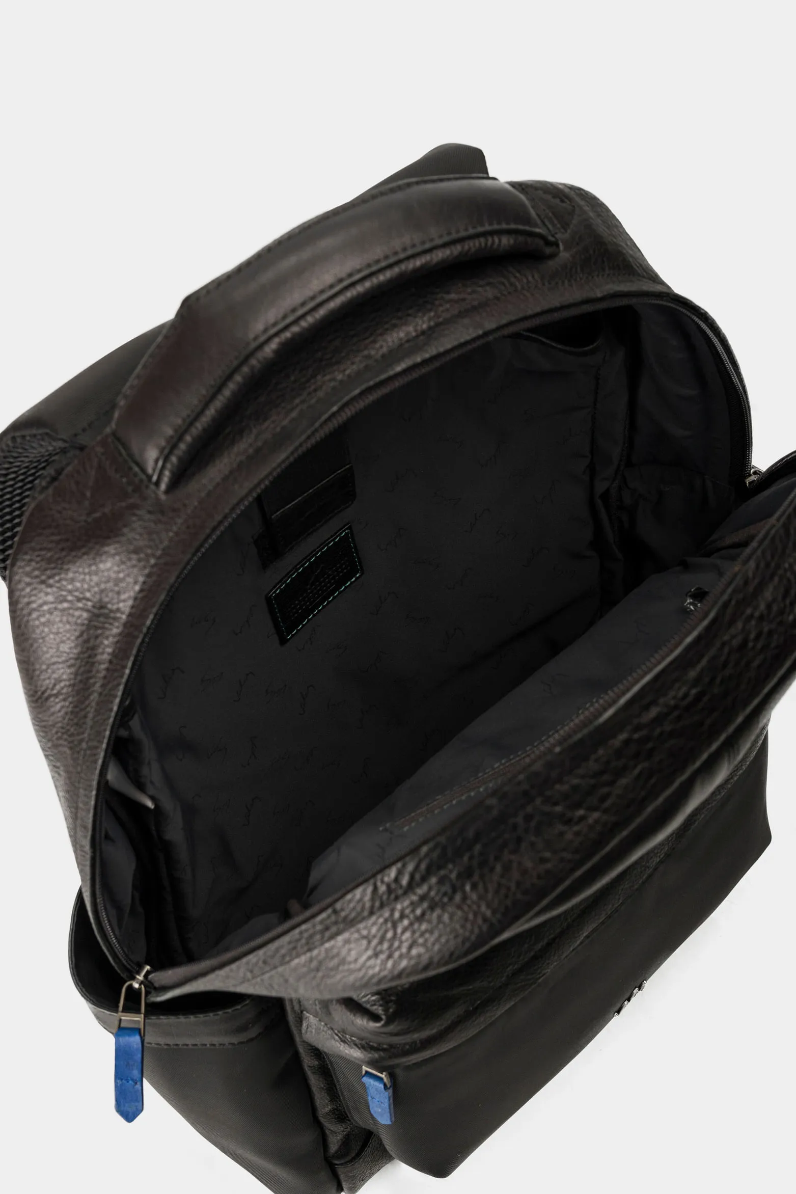 Morral fagus 2.0 de cuero para hombre lona en nylon Negro