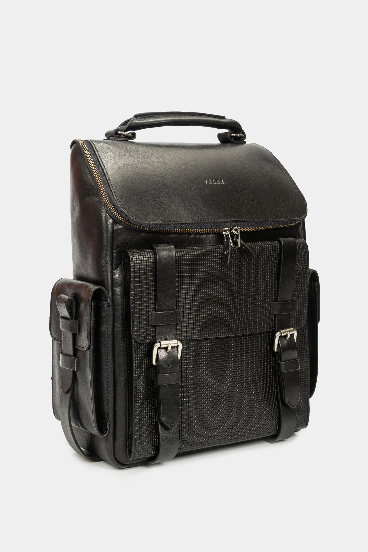 Morral new archaeology de cuero para hombre vintage Negro