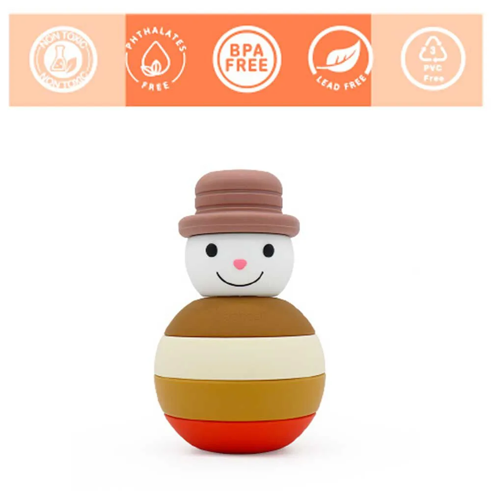 Muñeco Nieve Marron Bebesit