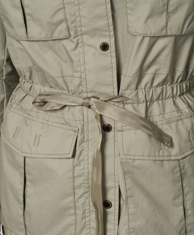 Parajumpers Khaki Dulcie Logo Windbreaker