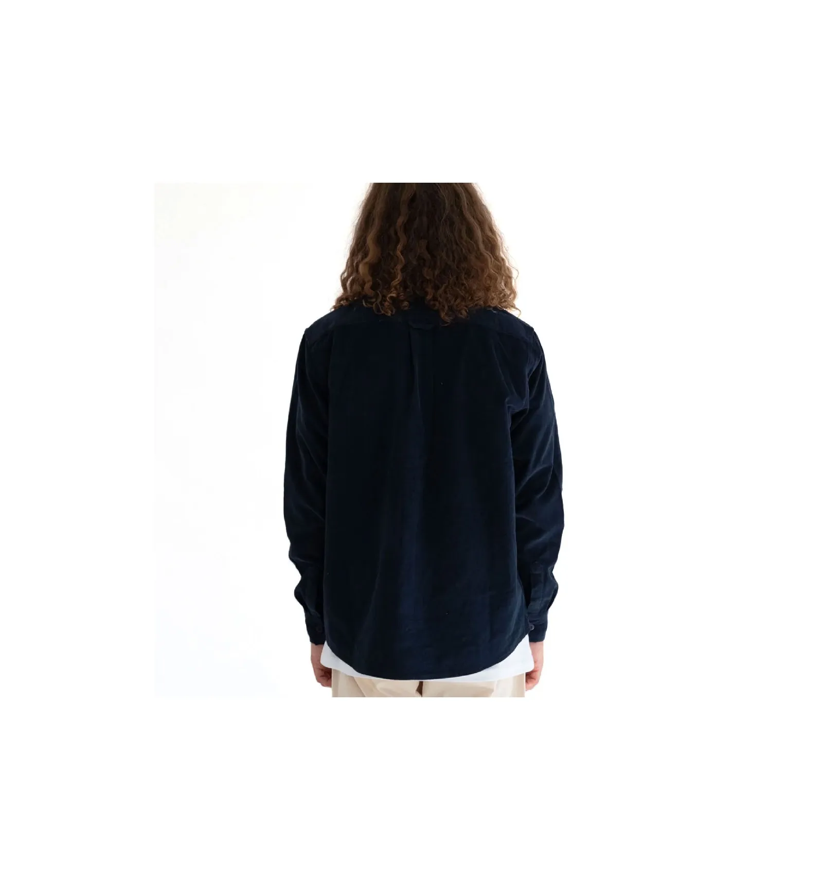 PARLEZ SARGASSE CORD SHIRT NAVY