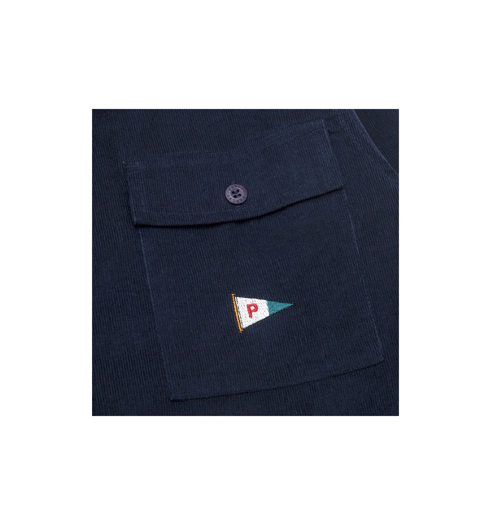 PARLEZ SARGASSE CORD SHIRT NAVY