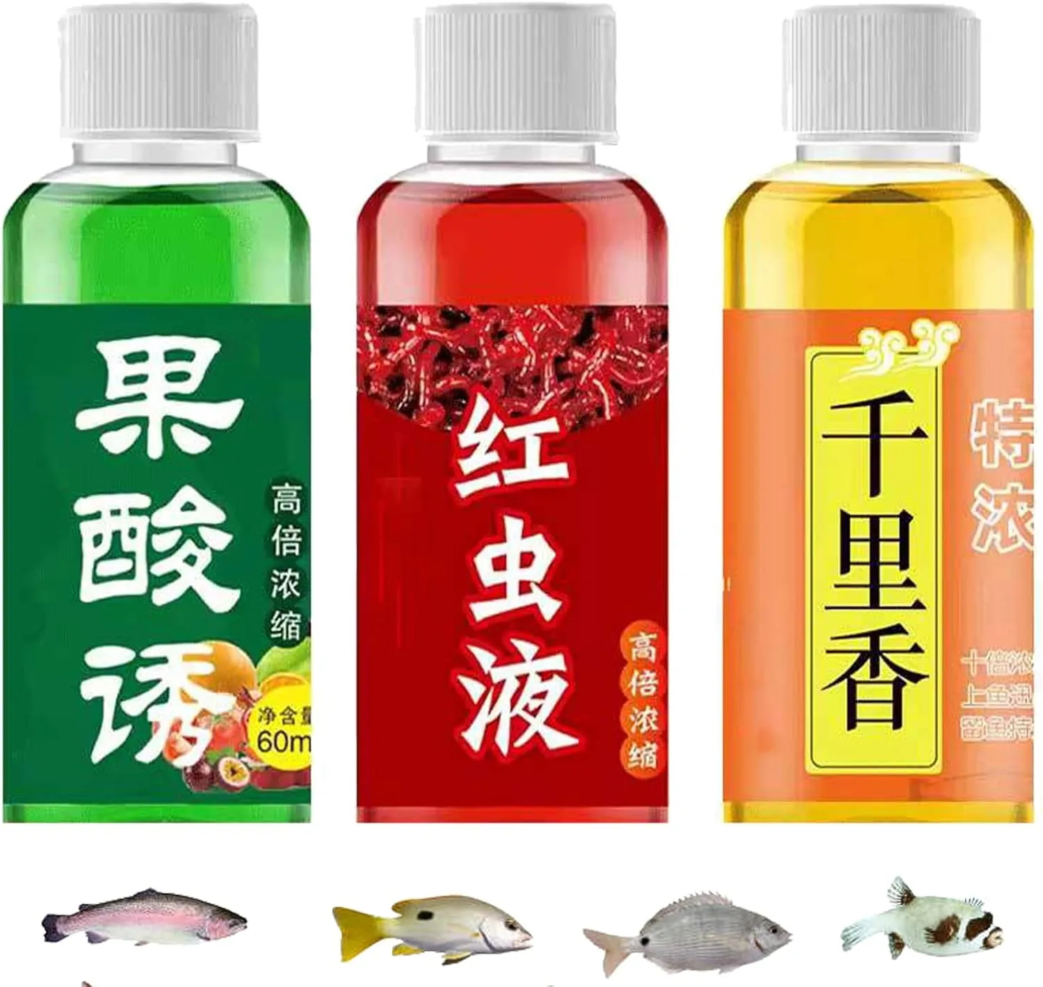Peces Agua Dulce  Señuelos Peces Líquidos  Nuevo Cebo Natural para Cebos  Alta Concentración de Cebo de Pescado  Atrayentes Pece