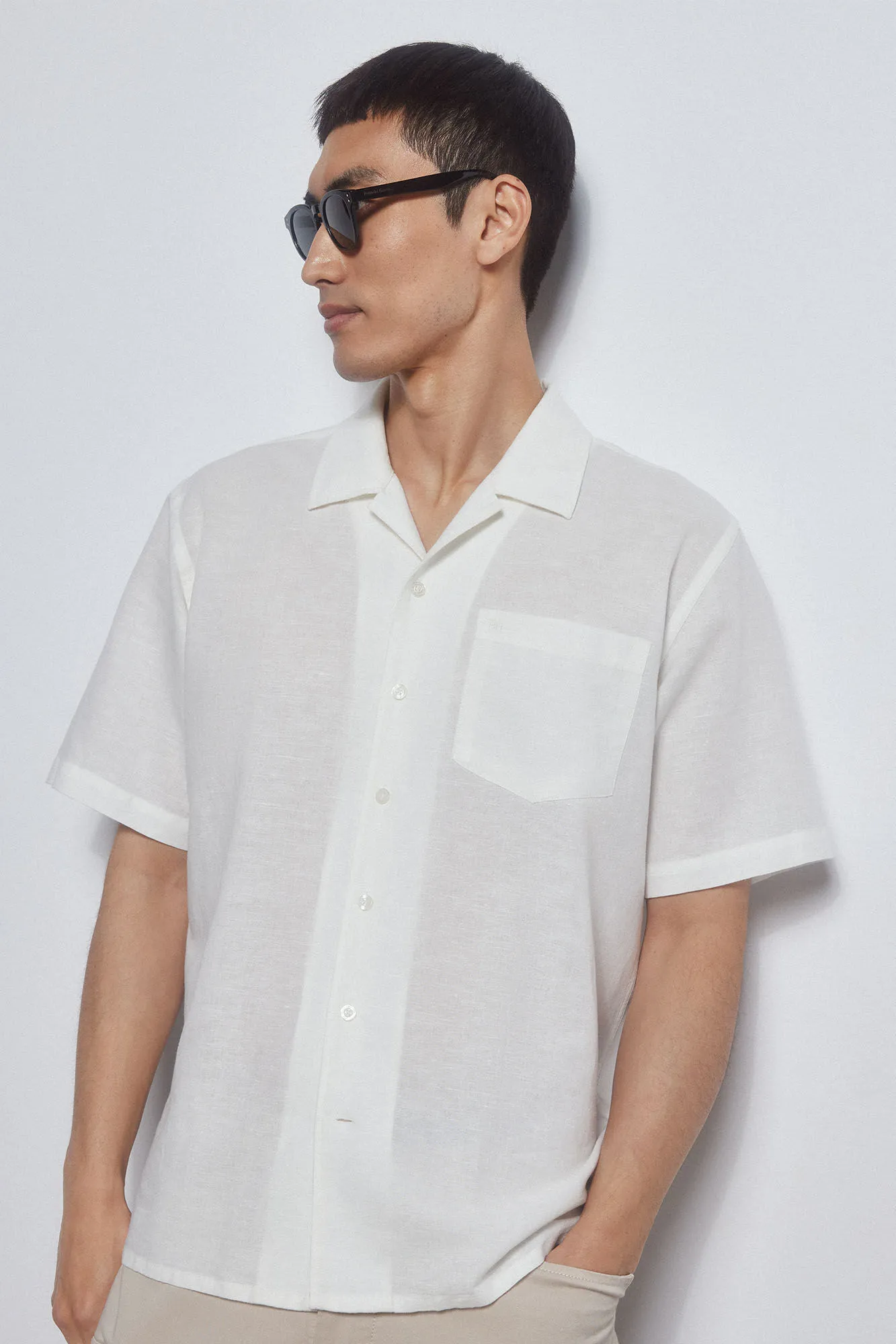 Pedro del Hierro Camisa camp collar manga corta