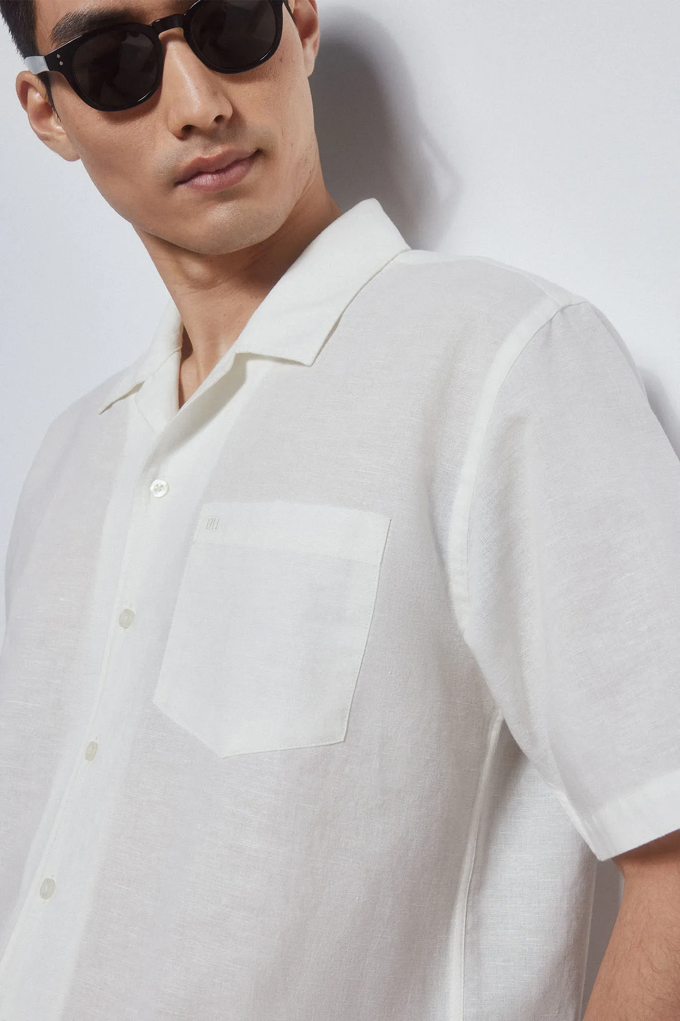 Pedro del Hierro Camisa camp collar manga corta