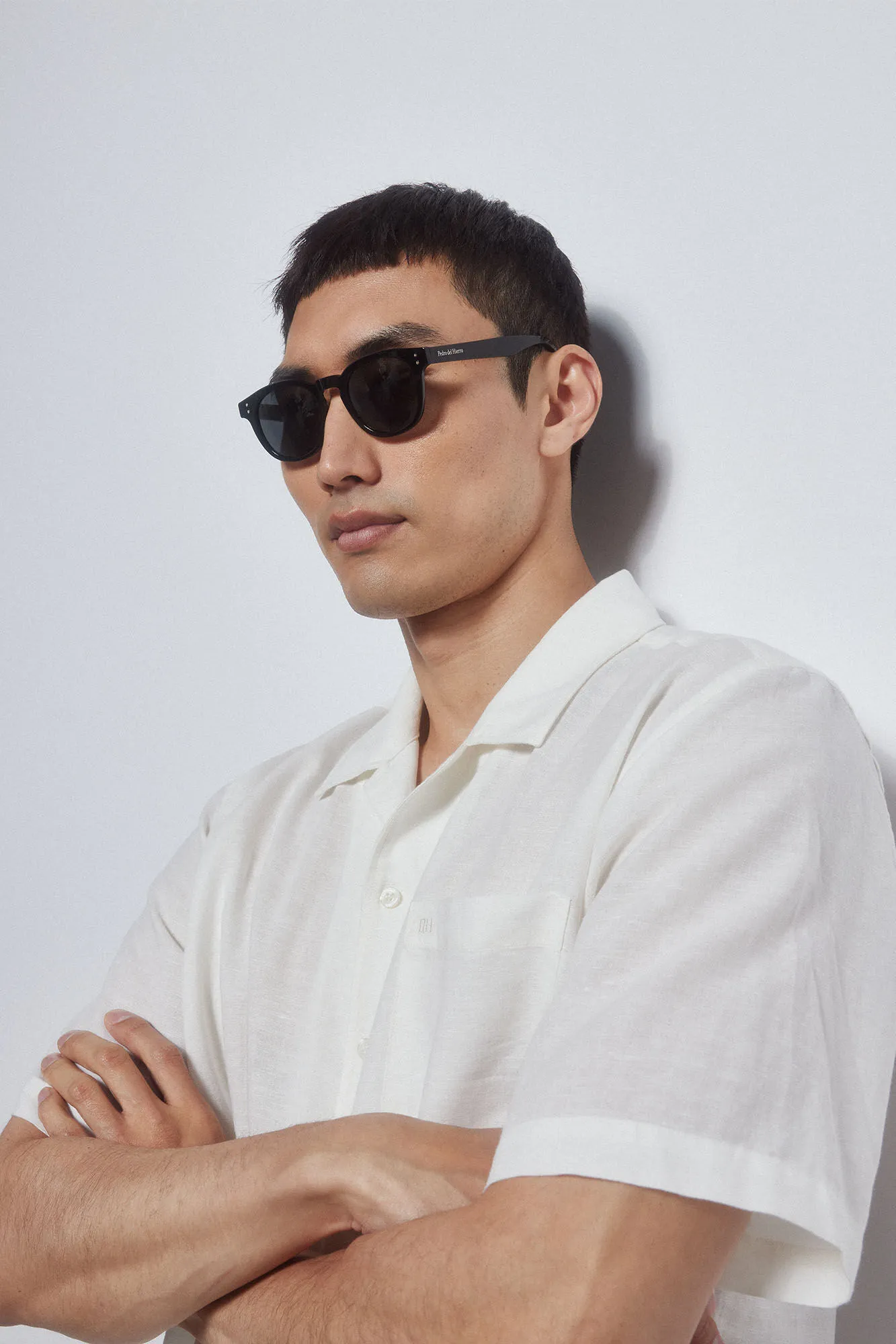 Pedro del Hierro Camisa camp collar manga corta