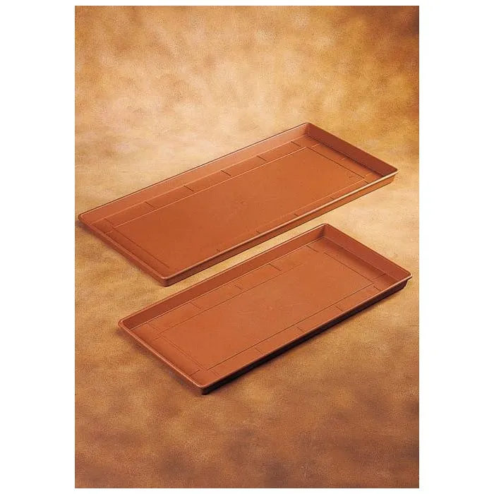 Plato jardinera Maxi 100 cm. Terracota (6 unidades)
