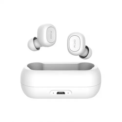 QCY T1C TWS BLANCO Audífonos inalámbricos verdaderos 5.0 Auriculares Bluetooth 80hrs