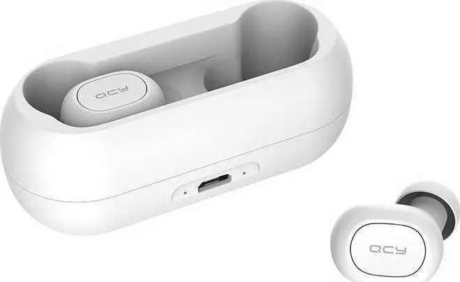 QCY T1C TWS BLANCO Audífonos inalámbricos verdaderos 5.0 Auriculares Bluetooth 80hrs