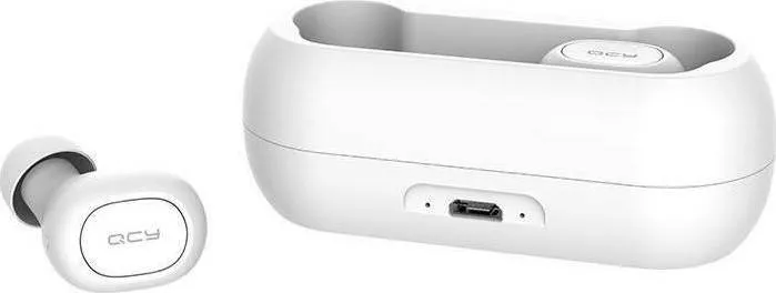 QCY T1C TWS BLANCO Audífonos inalámbricos verdaderos 5.0 Auriculares Bluetooth 80hrs