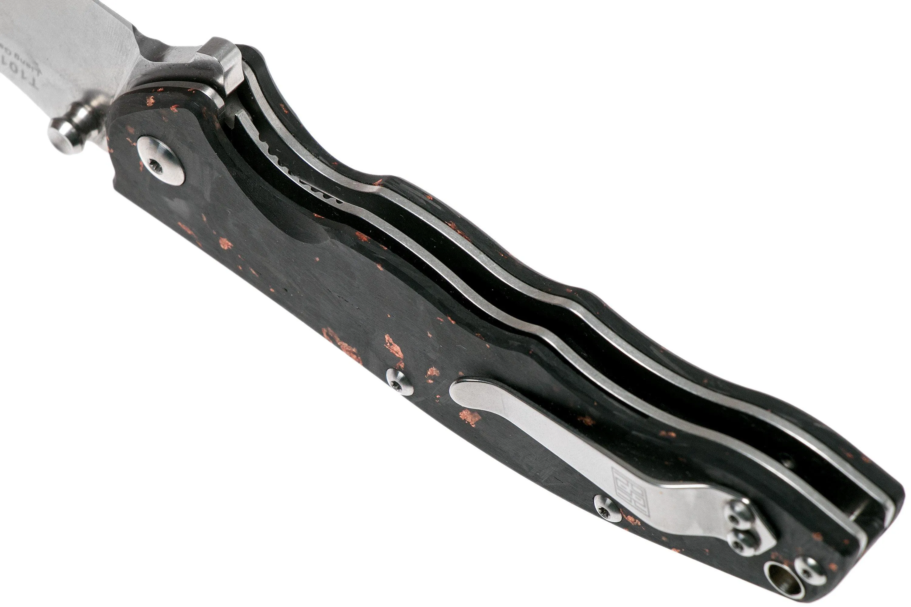 Real Steel T101 Thor Copper carbonfiber 7525, Knivesandtools Exclusivo