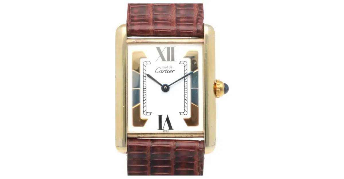 Reloj Cartier Tank Must GP 103897 Quartz para damas 