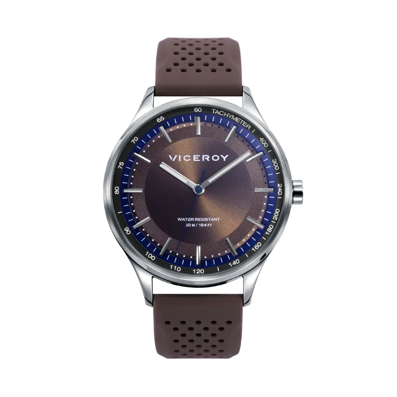 RELOJ VICEROY BEAT ACERO CORREA CAUCHO HOMBRE 47131317
