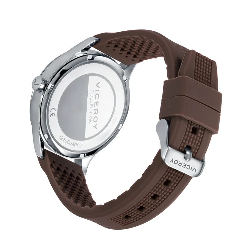 RELOJ VICEROY BEAT ACERO CORREA CAUCHO HOMBRE 47131317