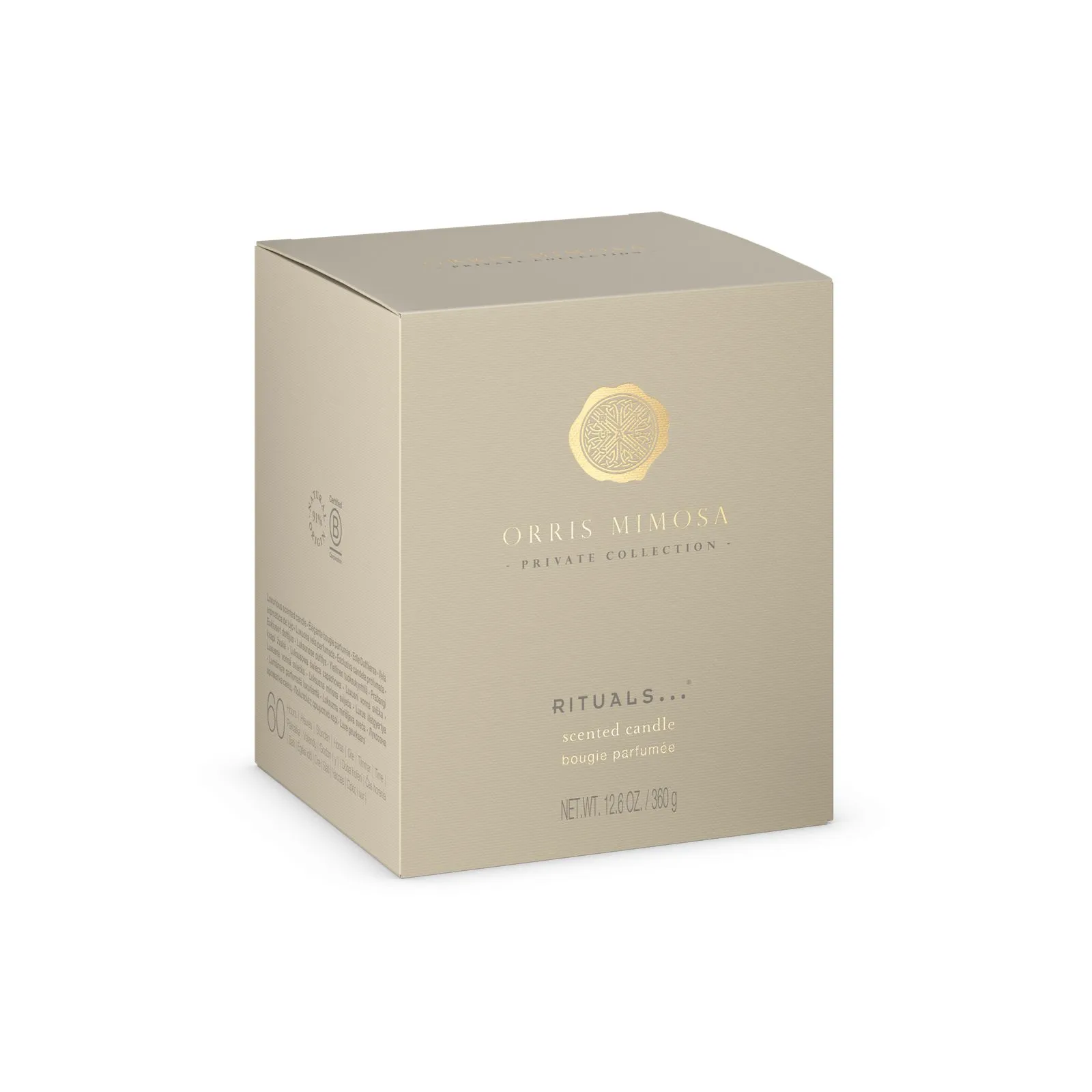 RITUALS ORRIS MIMOSA  VELA PERFUMADA