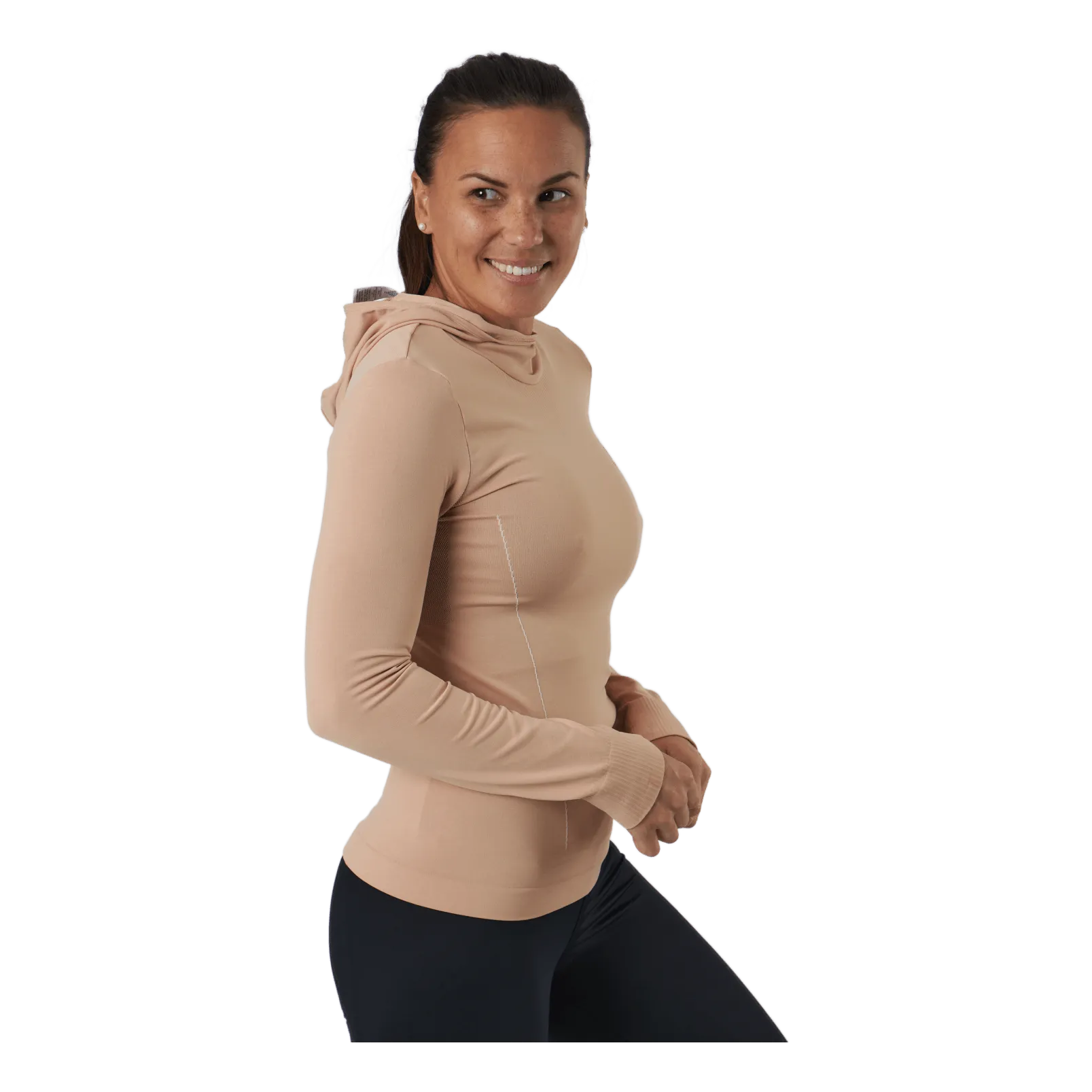 Salomon Comet Seamless Hoody W Sirocco/shell
