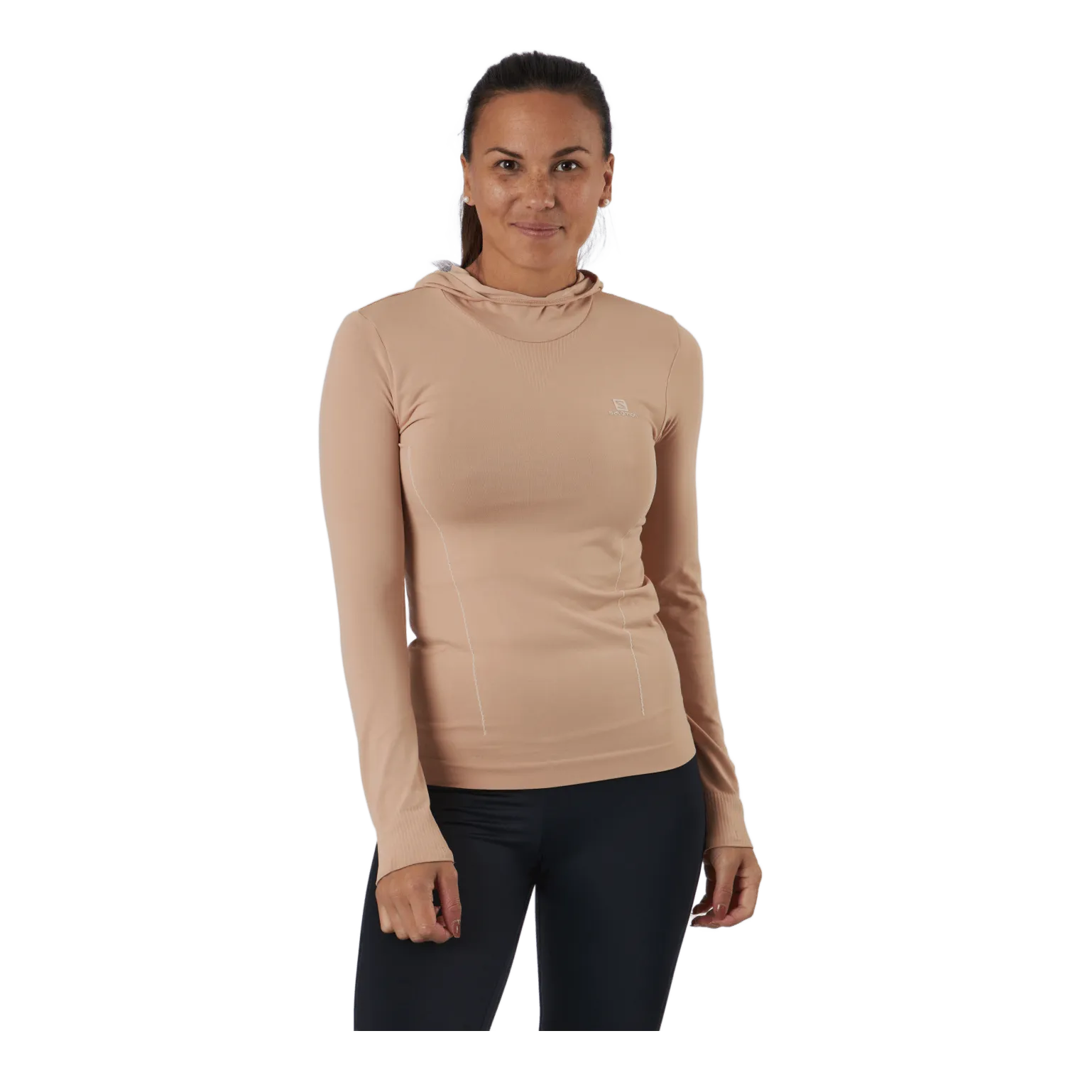 Salomon Comet Seamless Hoody W Sirocco/shell