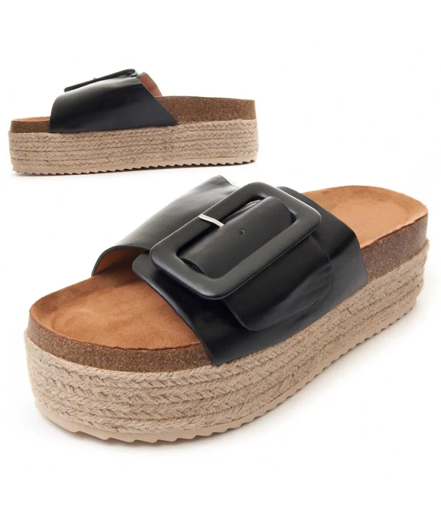 Sandalia Bio Para Mujer.  Montevita  Sabba2  83196 Negro