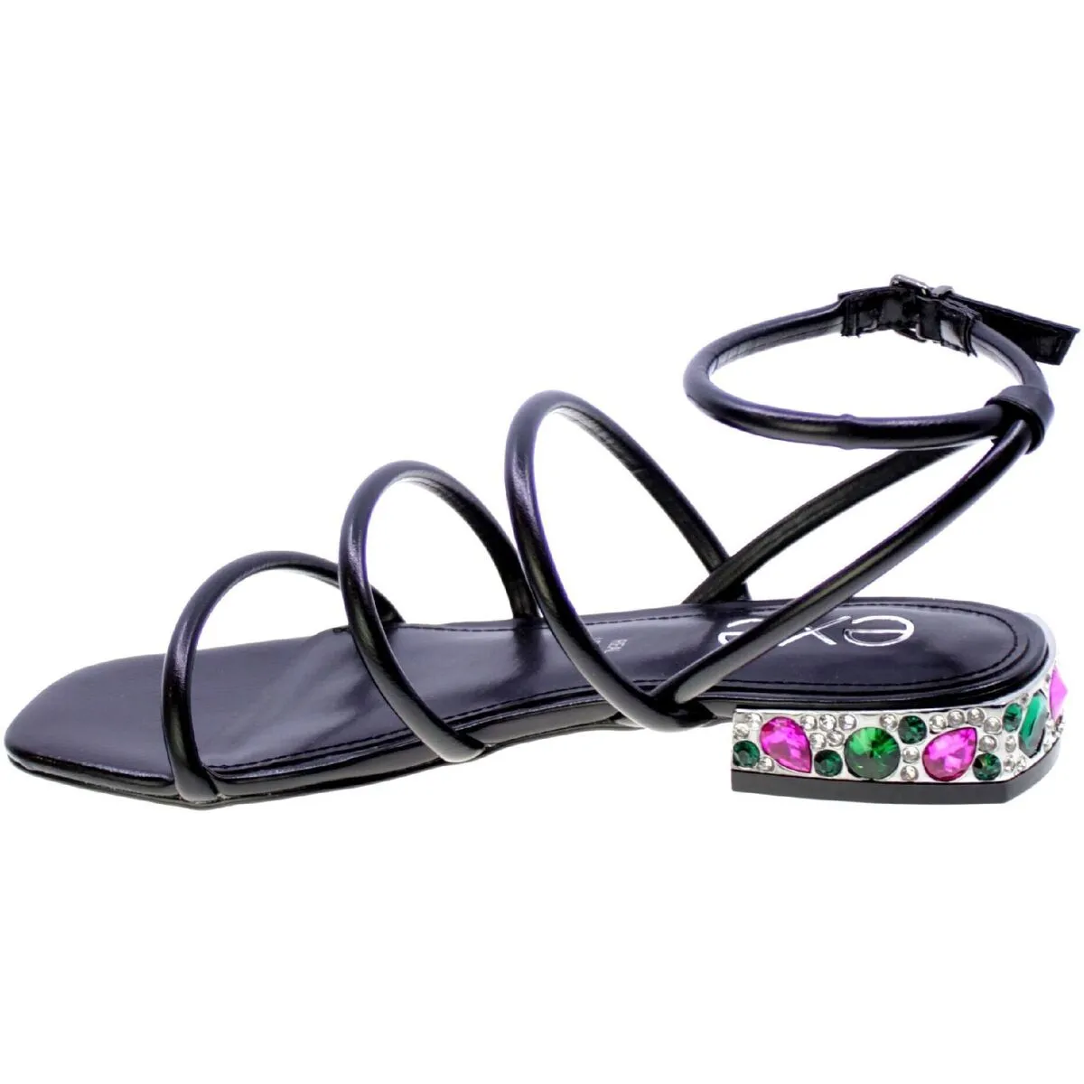SANDALO DONNA NERO NINA536