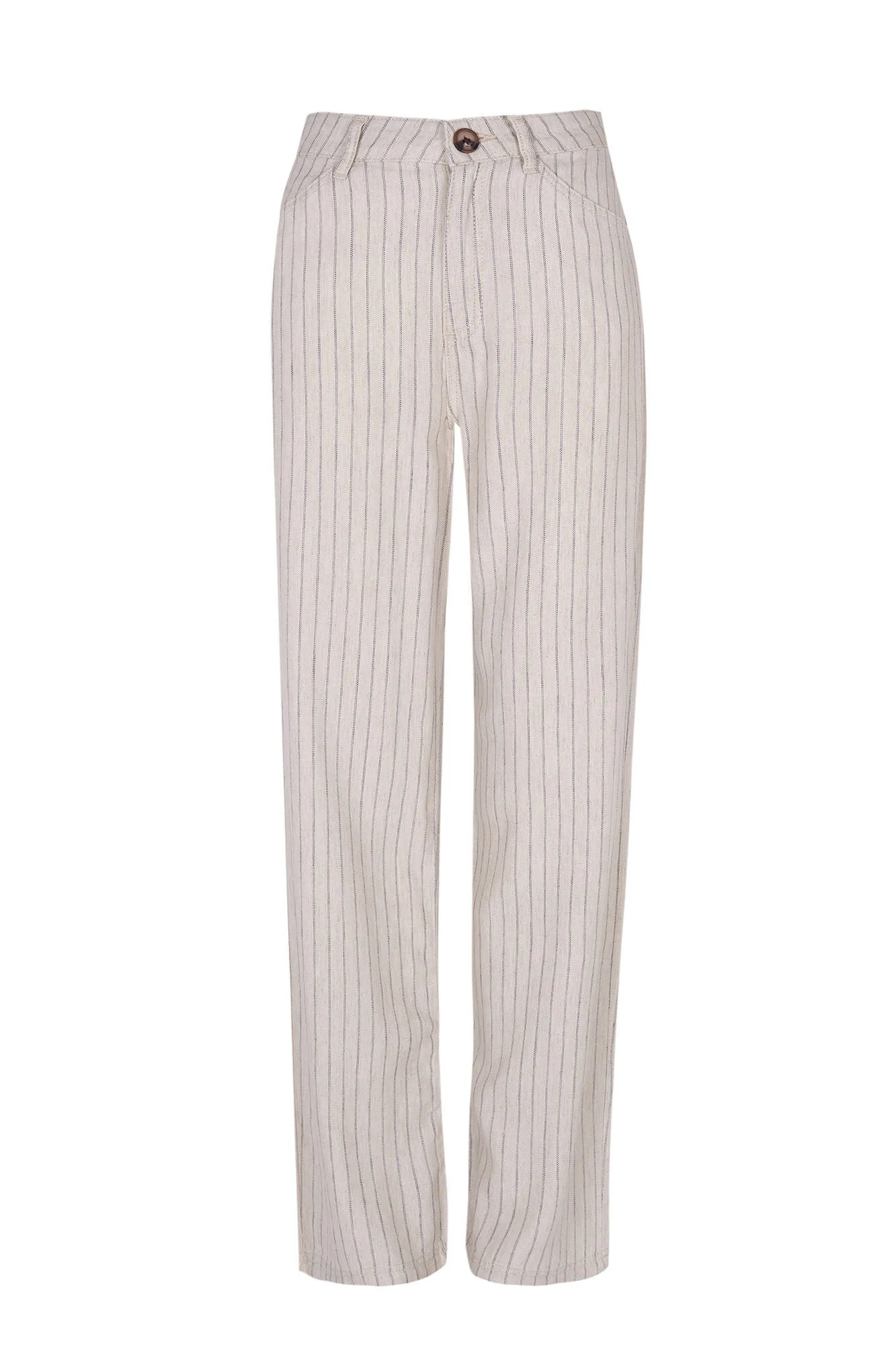 Soft striped trousers