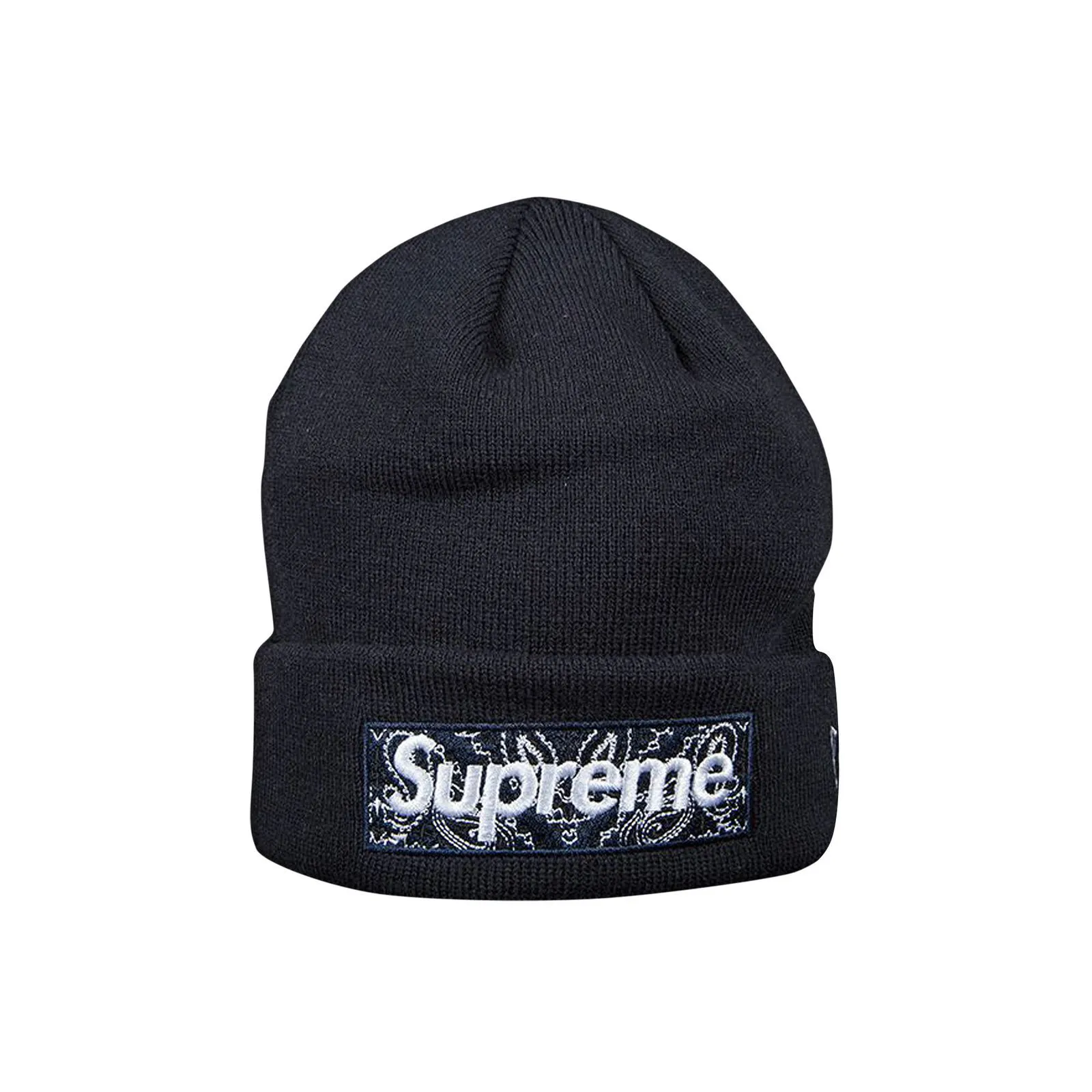 Supreme New Era x Bandana Box Logo Beanie