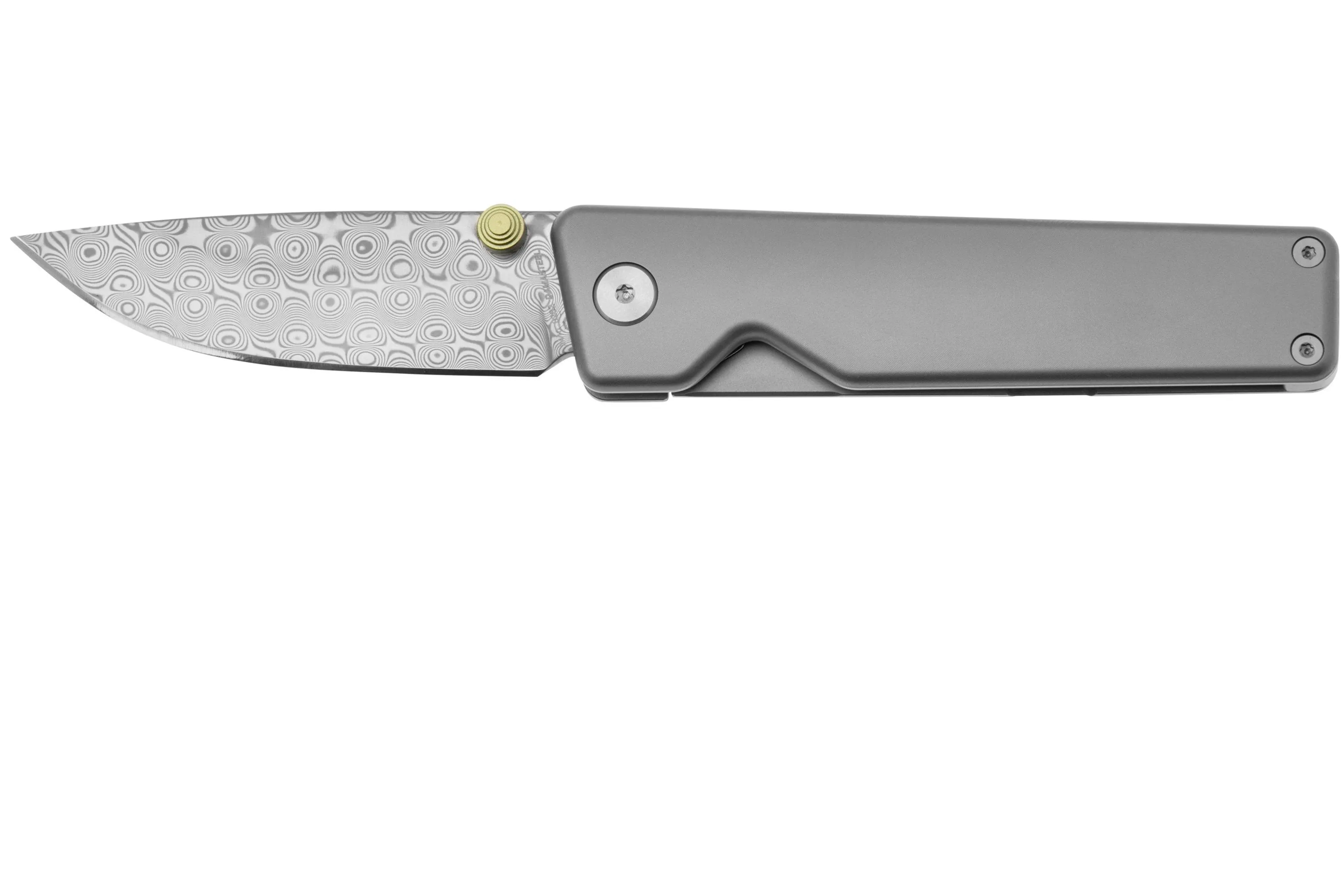 THE JAMES BRAND THE CHAPTER 2 KN12725200 GREY TITANIUM, NAVAJA EN ACERO DAMASCO