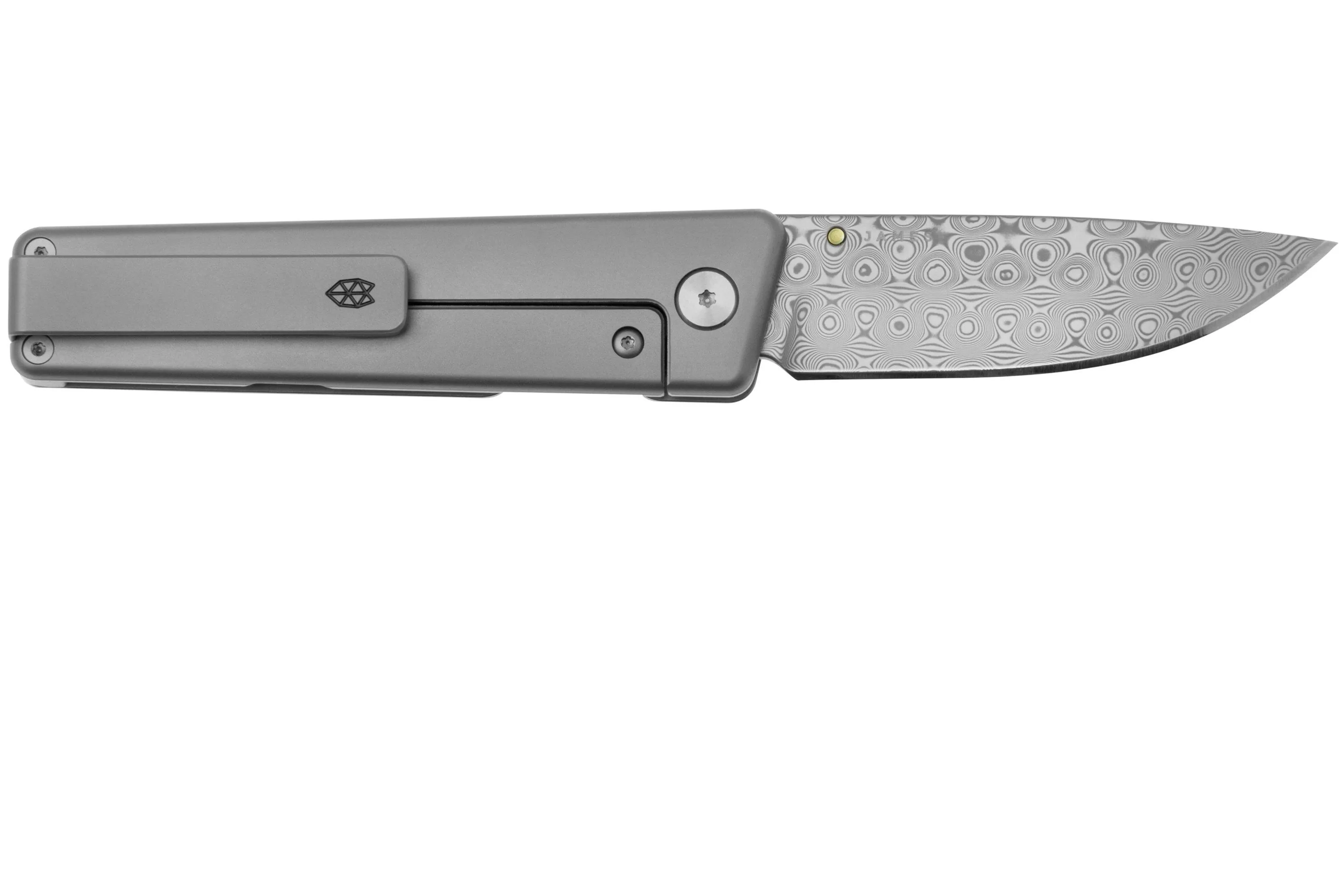 THE JAMES BRAND THE CHAPTER 2 KN12725200 GREY TITANIUM, NAVAJA EN ACERO DAMASCO