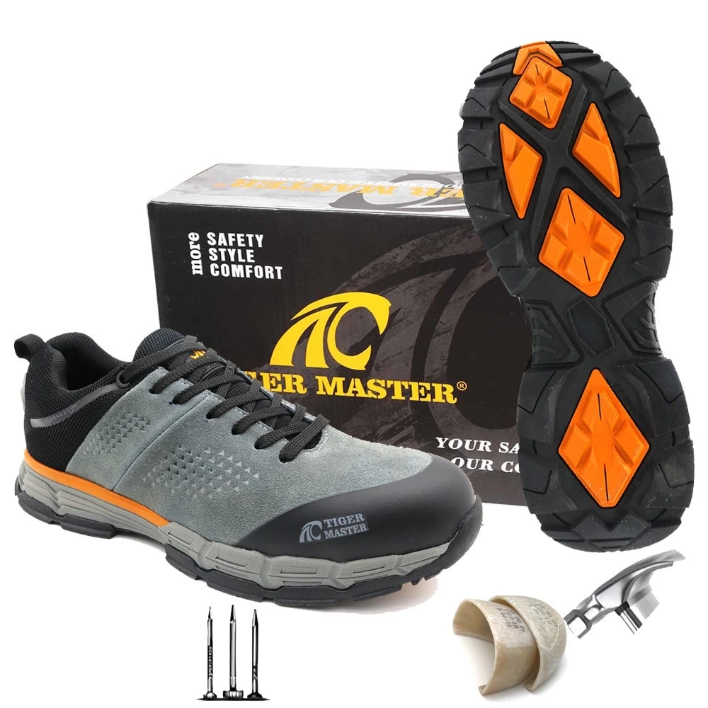 TM284L Zapatos con punta compuesta antideslizantes resistentes al ácido y al aceite, seguridad impermeable