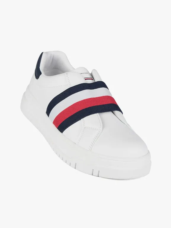 TOMMY HILFIGER ELASTIC STRIPES LOW CUT  ZAPATILLAS SLIPON DE MUJER