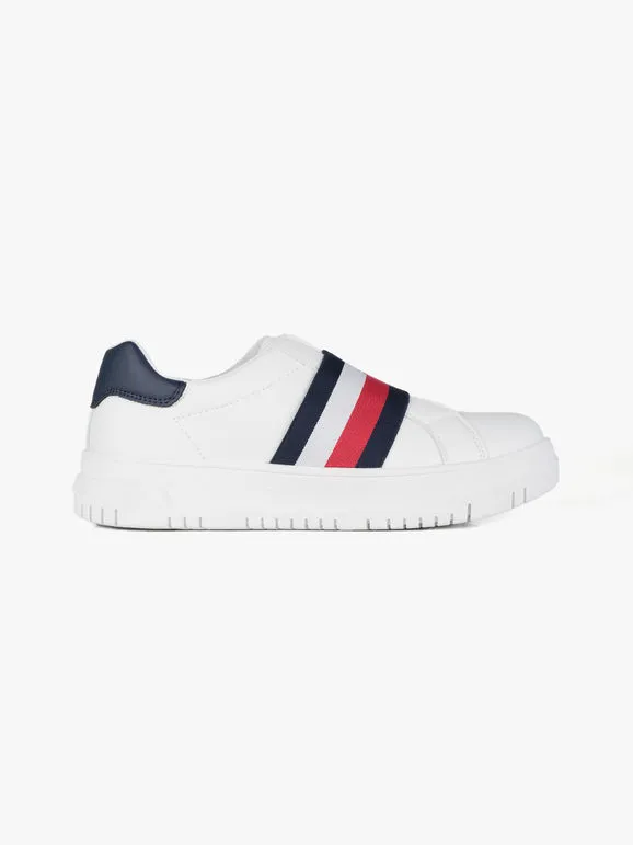 TOMMY HILFIGER ELASTIC STRIPES LOW CUT  ZAPATILLAS SLIPON DE MUJER