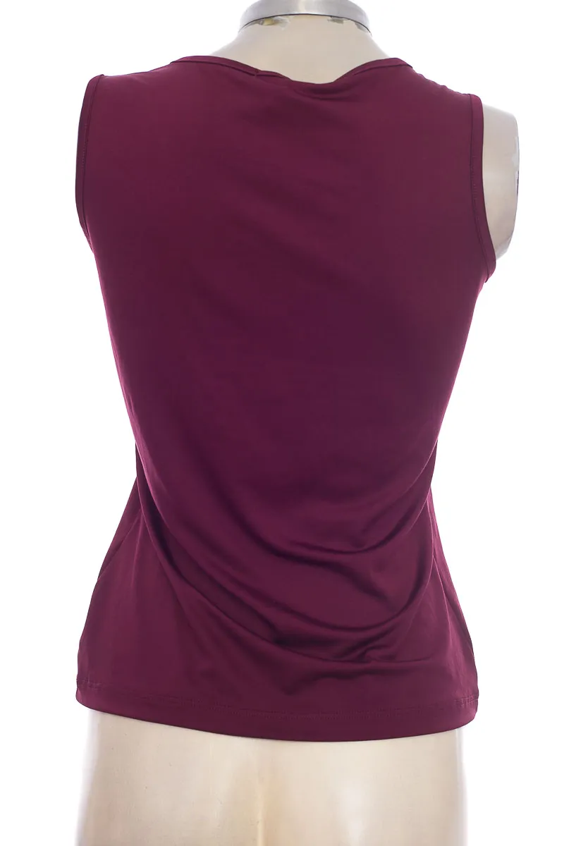 TOP / CAMISETA COLOR VINOTINTO  FACOL