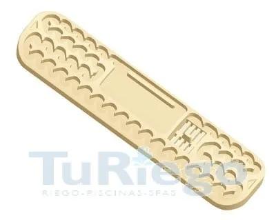 Tubo goteo AZUD PRO Ø 20 mm espesor 1,1 mm. gotero turbulento (rollo 300 ml.)