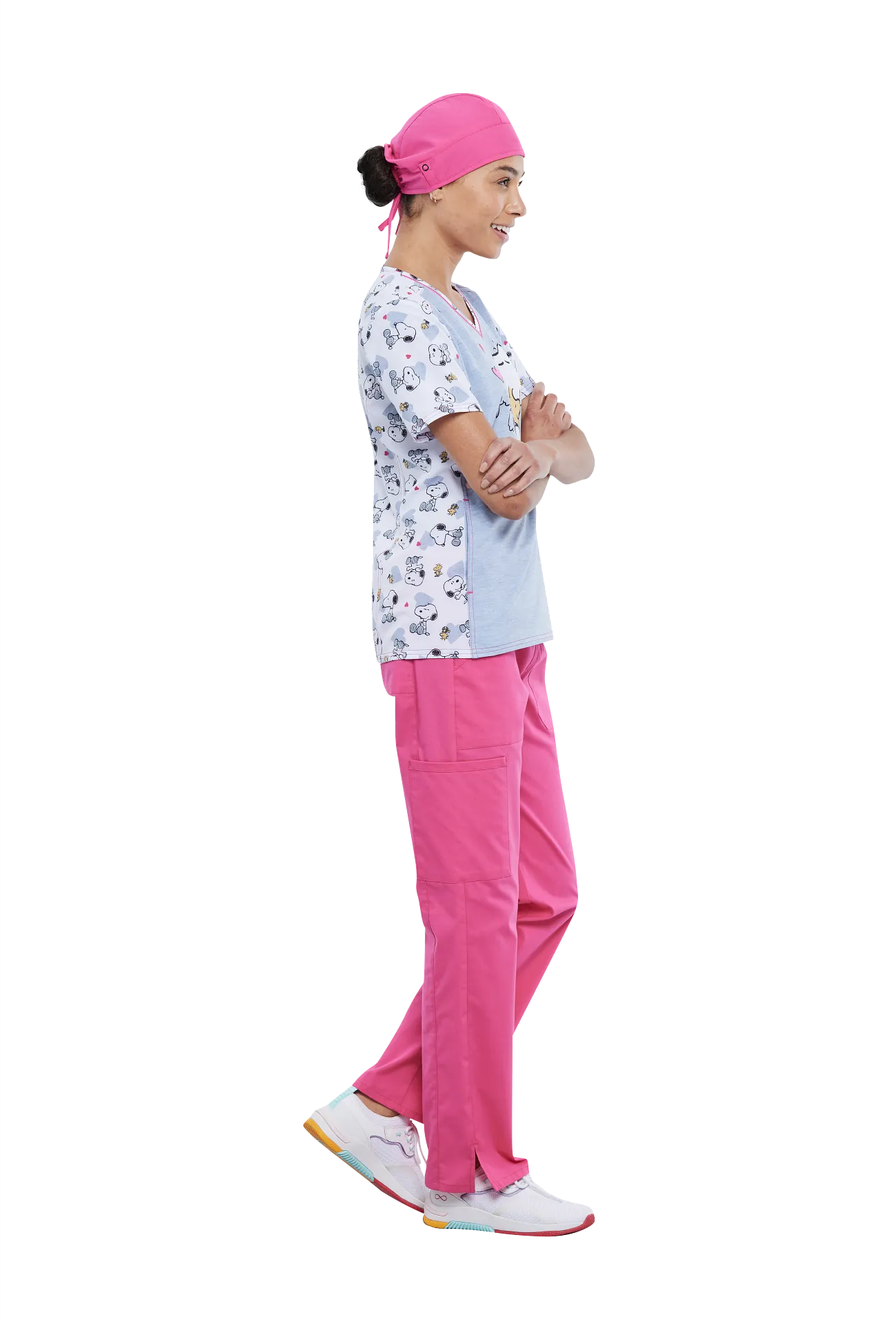 Unisex Scrubs Hat Snoopy Hugs