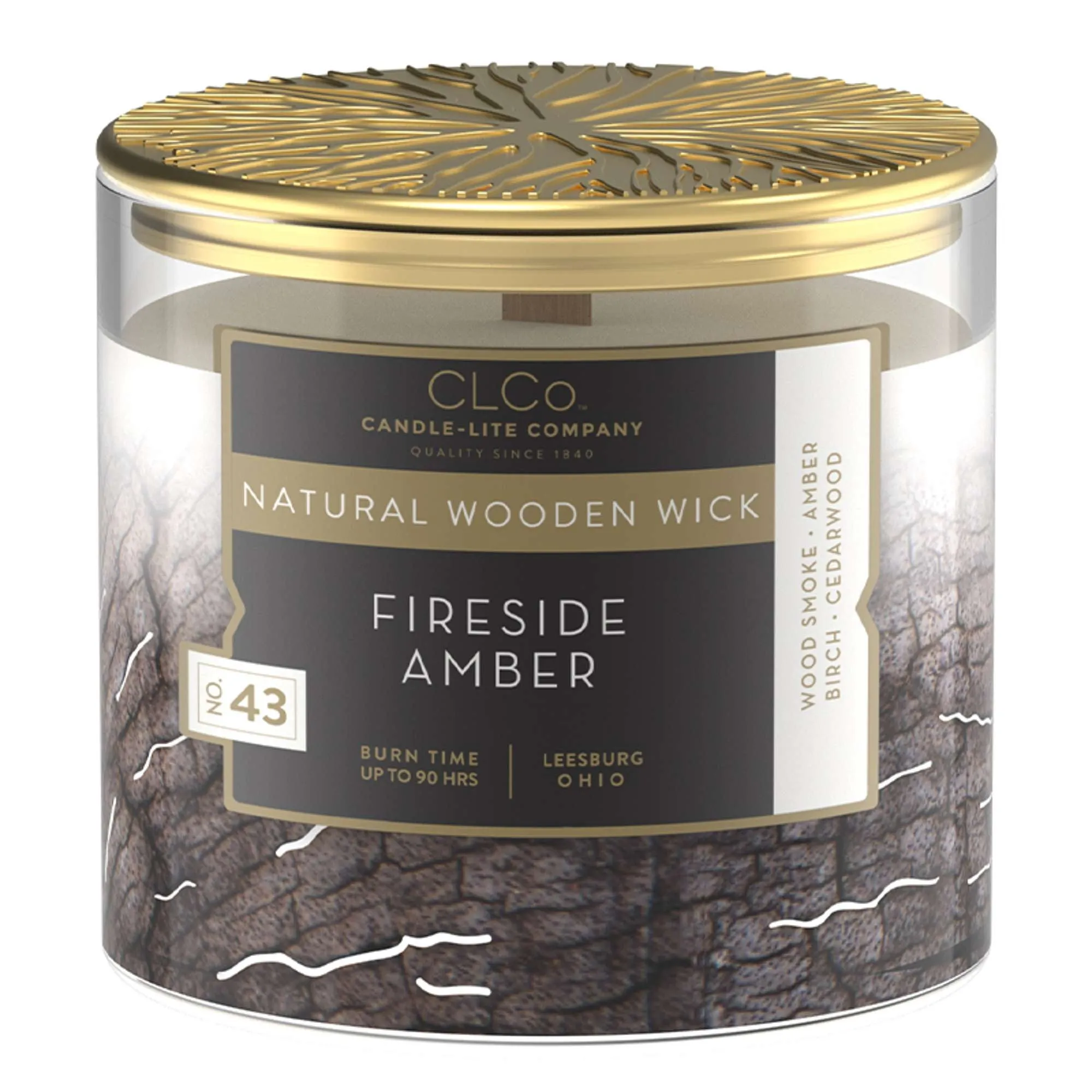 Vela Aromática Fireside Amber 14 Onzas