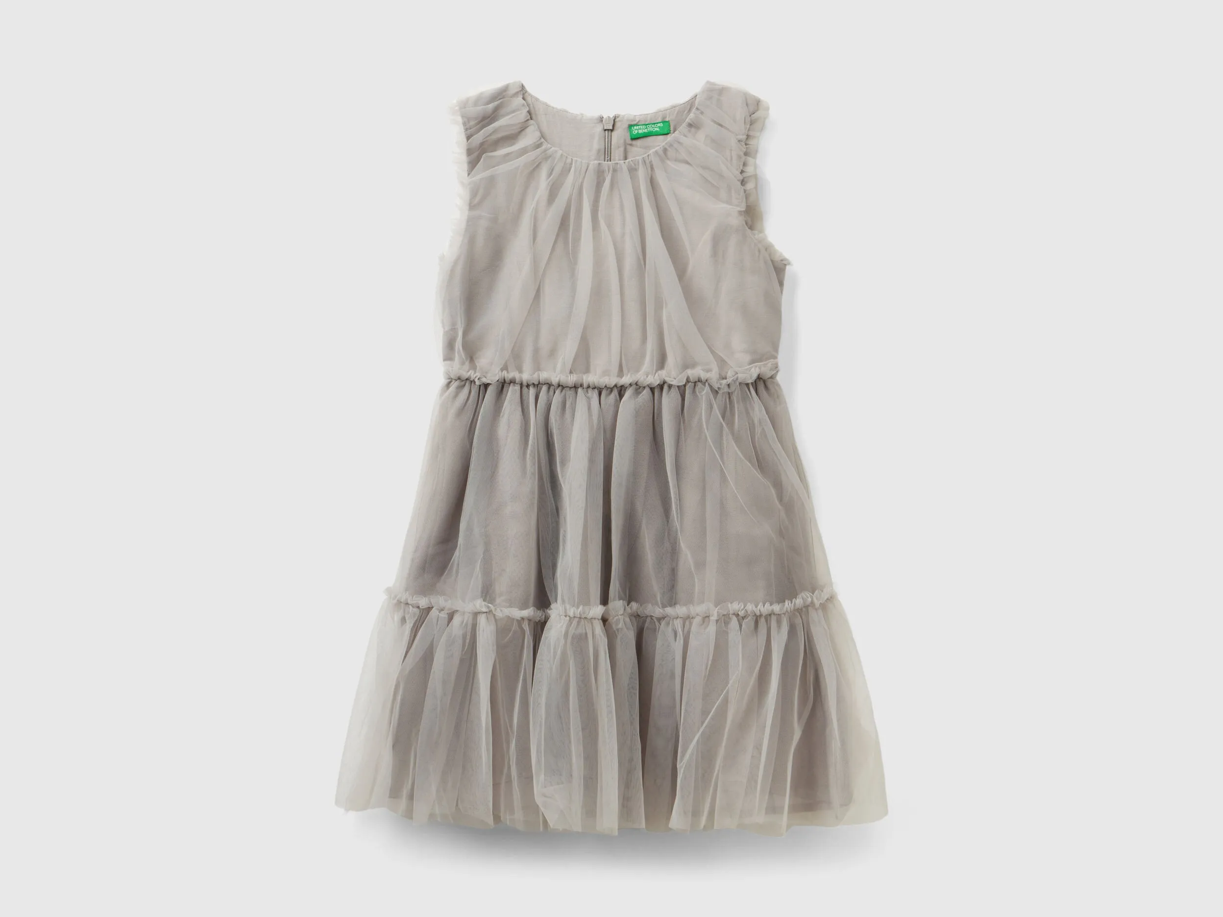 Vestido corto de tul