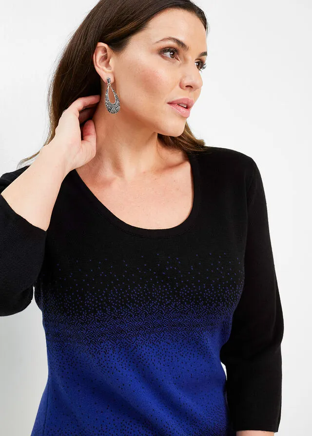 VESTIDO DE PUNTO AZUL ZAFIRONEGRO
