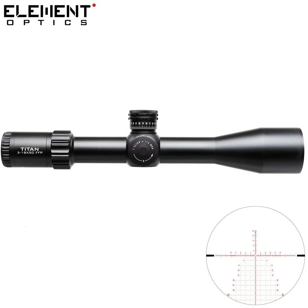 VISOR ELEMENT OPTICS TITAN 318X50