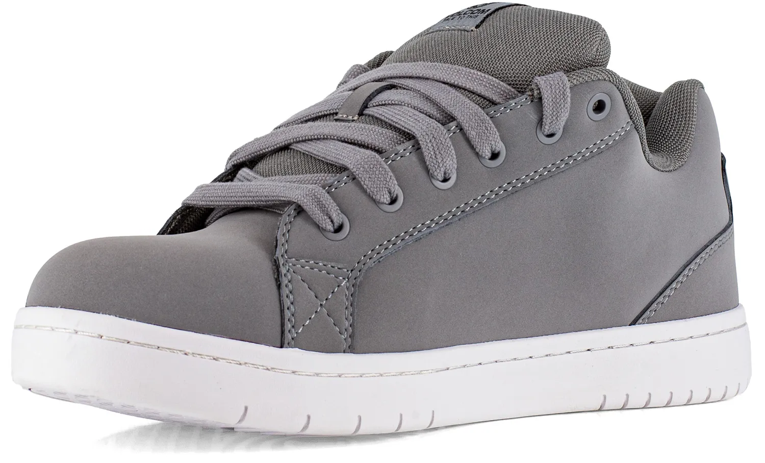 VOLCOM Zapato de trabajo estilo patinaje antideslizante, EH, con puntera de material compuesto, gris/negro, de hombre Stone Volc