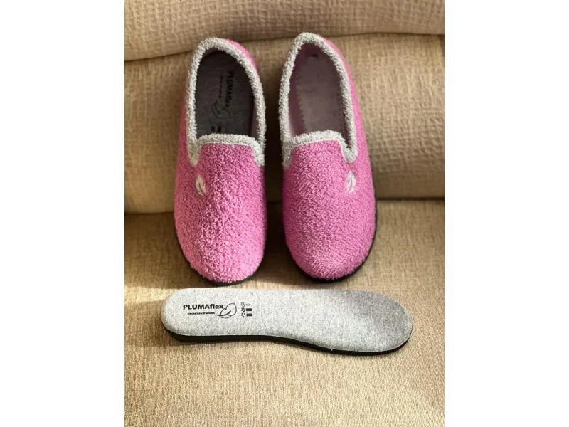 ZAPATILLA DE CASA CERRADA 12303 ROAL EN COLOR MARINO O ROSA