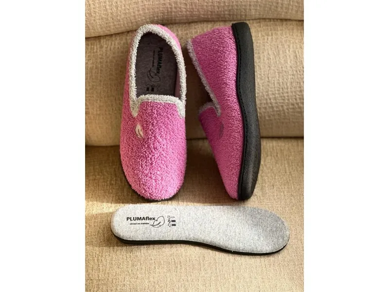 ZAPATILLA DE CASA CERRADA 12303 ROAL EN COLOR MARINO O ROSA