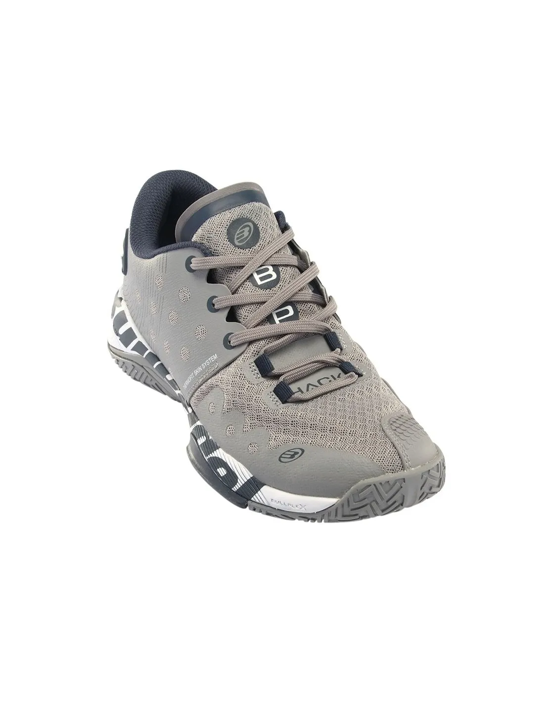 Zapatillas Bullpadel Hack Hybrid Gris 22V