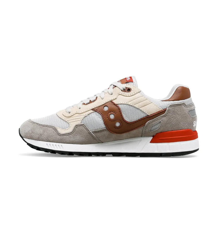 Zapatillas de Piel Shadow 5000 gris, marrón